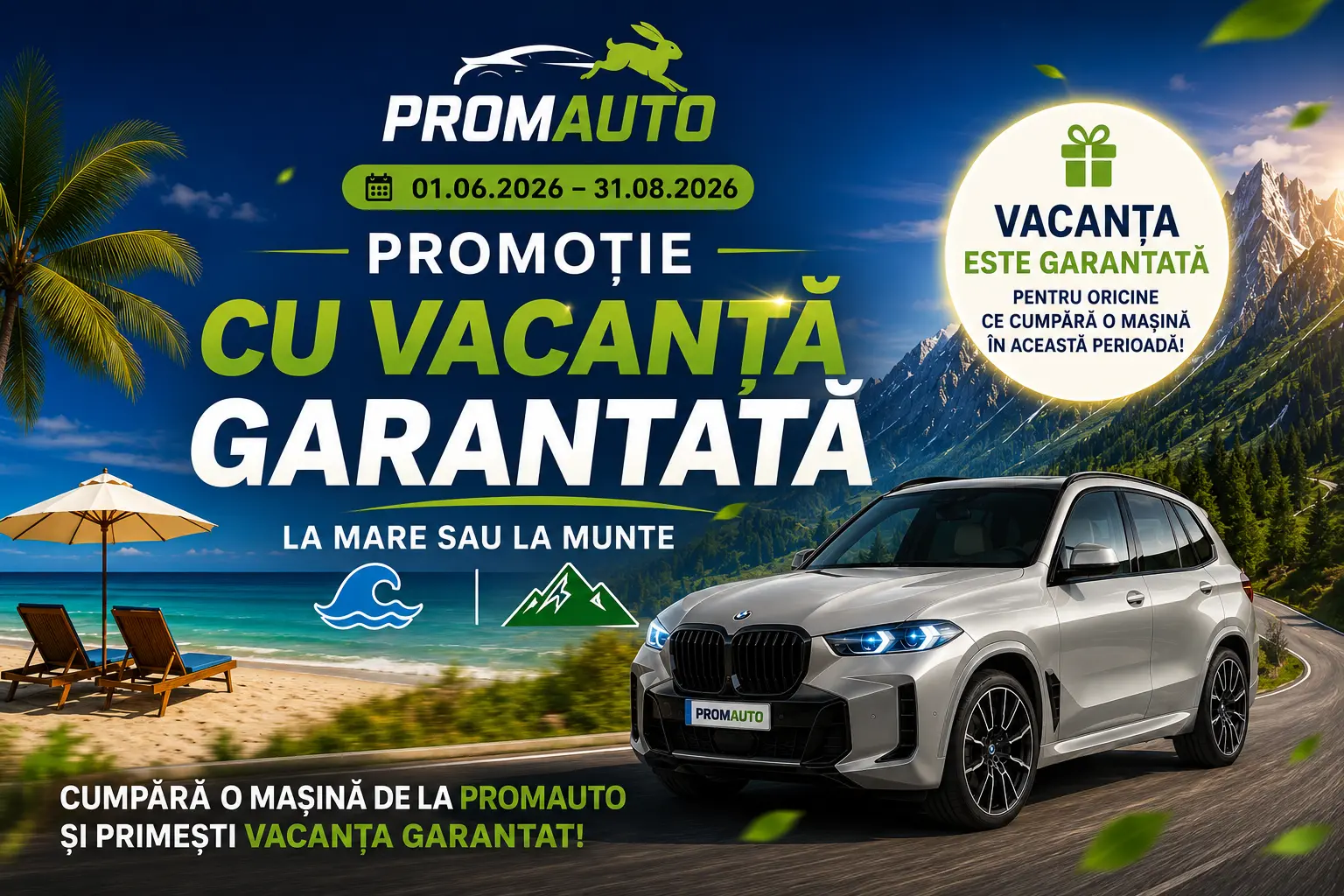 Promoție PromAuto 2026 — Vacanță garantată